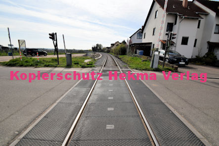 Forst an der Weinstraße - Eisenbahn - Forst Bahnübergang 2320 Bü 10,1 - Heidweg