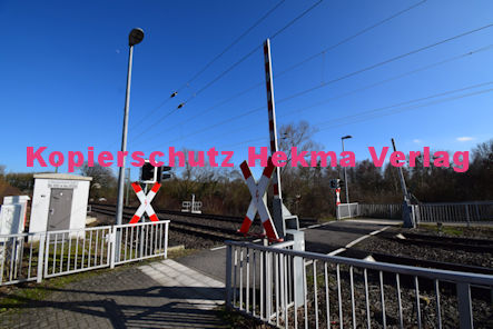 Germersheim Eisenbahn - Bahnübergang Germersheim Süd Bü 1252 km 25,520 Mozartstraße