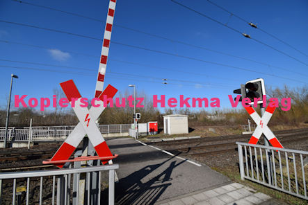Germersheim Eisenbahn - Bahnübergang Germersheim Süd Bü 1252 km 25,520 Mozartstraße