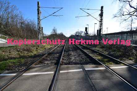 Germersheim Eisenbahn - Bahnübergang Germersheim Bü km 23,908 Rudolf von Habsburg Straße