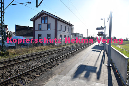 Heiligensten Eisenbahn - Bahnhaltepunkt Heiligenstein - Bahnsteig