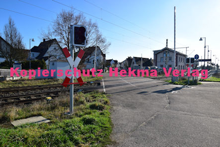 Heiligenstein Eisenbahn - Heiligenstein Bahnübergang - Bü Heiligenstein km 14,166 - Bahnhofstraße