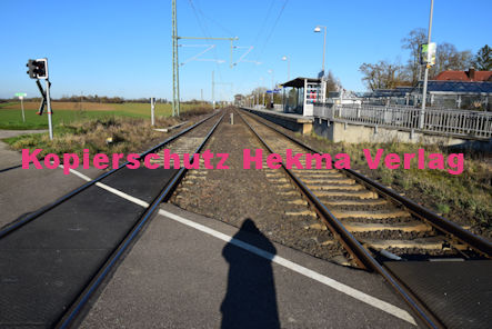 Heiligenstein Eisenbahn - Heiligenstein Bahnübergang - Bü Heiligenstein km 14,166 - Bahnhofstraße