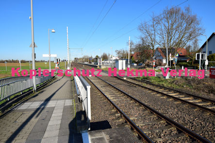 Heiligenstein Eisenbahn - Heiligenstein Bahnübergang - Bü Heiligenstein km 14,166 - Bahnhofstraße