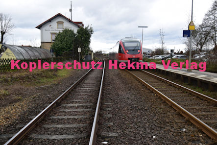 Insheim (Pfalz) - Eisenbahn - Insheim Bahnübergang Bahnhofstraße