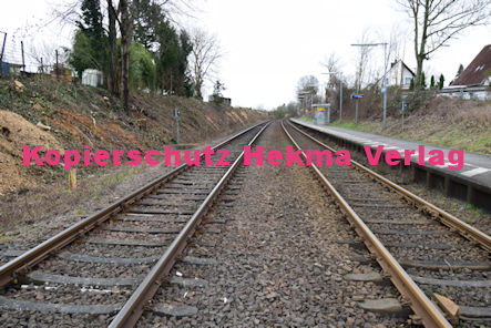 Insheim (Pfalz) - Eisenbahn - Insheim Bahnübergang Bahnhofstraße