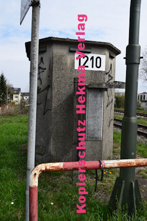 Kandel (Pfalz) - Eisenbahn - Kandel Bahnübergang 1210 Bü 7,1 - Bahnhofstraße