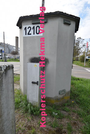 Kandel (Pfalz) - Eisenbahn - Kandel Bahnübergang 1210 Bü 7,1 - Bahnhofstraße