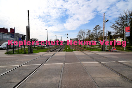 Kandel (Pfalz) - Eisenbahn - Kandel Bahnübergang 1210 Bü 7,1 - Bahnhofstraße