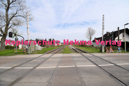 Kandel (Pfalz) - Eisenbahn - Kandel Bahnübergang 1210 Bü 7,1 - Bahnhofstraße