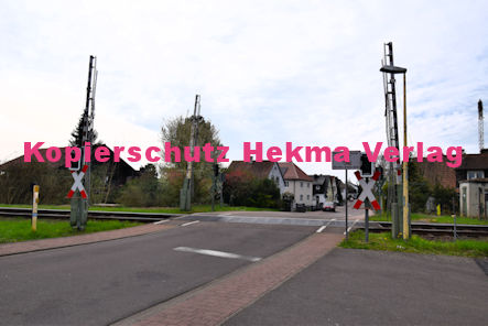 Kandel (Pfalz) - Eisenbahn - Kandel Bahnübergang 1207 Bü 6,136 - Hubstraße