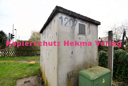 Kandel (Pfalz) - Eisenbahn - Kandel Bahnübergang 1207 Bü 6,136 - Hubstraße