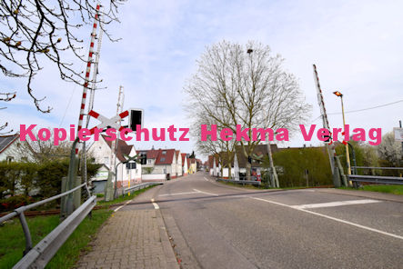 Kandel (Pfalz) - Eisenbahn - Kandel Bahnübergang 1208 Bü 6,267 - Saarstraße