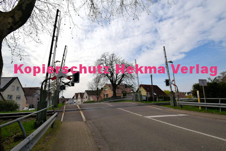 Kandel (Pfalz) - Eisenbahn - Kandel Bahnübergang 1208 Bü 6,267 - Saarstraße