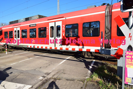 Lingenfeld Eisenbahn - Lingenfeld Bahnübergang - Bü Lingenfeld km 19,225 - Altspeyerer Straße