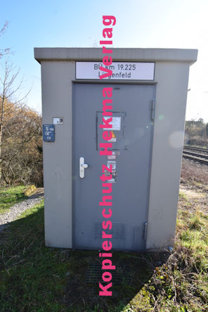 Lingenfeld Eisenbahn - Lingenfeld Bahnübergang - Bü Lingenfeld km 19,225 - Altspeyerer Straße