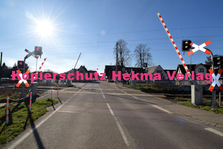 Lingenfeld Eisenbahn - Lingenfeld Bahnübergang - Bü Lingenfeld km 19,225 - Altspeyerer Straße
