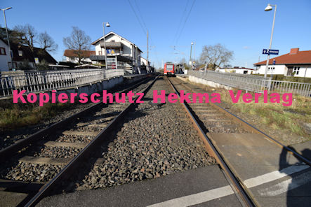 Lingenfeld Eisenbahn - Lingenfeld Bahnübergang - Bü Lingenfeld km 19,225 - Altspeyerer Straße