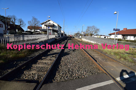 Lingenfeld Eisenbahn - Lingenfeld Bahnübergang - Bü Lingenfeld km 19,225 - Altspeyerer Straße