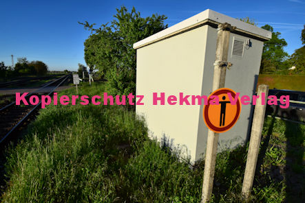 Maikammer/Kirrweiler - Eisenbahn - Bahnübergang Bü 6,0 Bordmühlweg