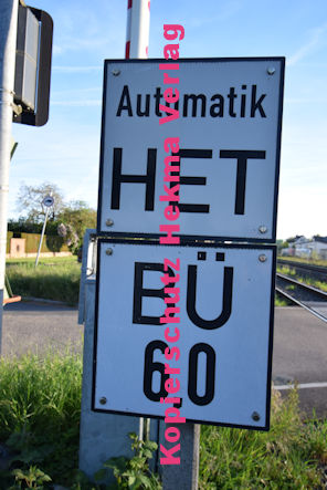 Maikammer/Kirrweiler - Eisenbahn - Bahnübergang Bü 6,0 Bordmühlweg