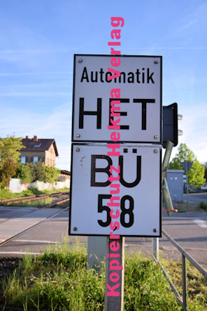 Maikammer/Kirrweiler - Eisenbahn - Bahnübergang Bü 5,8 Hauptstraße