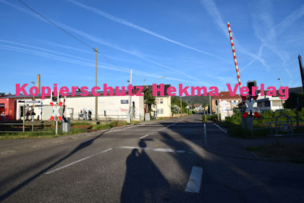 Maikammer/Kirrweiler - Eisenbahn - Bahnübergang Bü 5,8 Hauptstraße