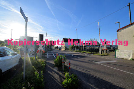 Maikammer/Kirrweiler - Eisenbahn - Bahnübergang Bü 5,8 Hauptstraße