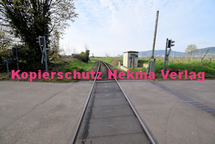 Neustadt Wstr.-Mußbach Eisenbahn - Bahnübergang Bü 1,4 - Röhrweidenweg