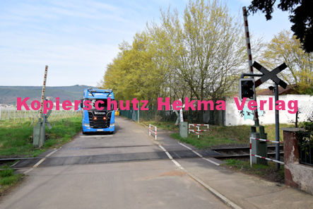 Neustadt Wstr.-Mußbach Eisenbahn - Bahnübergang Bü 1,4 - Röhrweidenweg