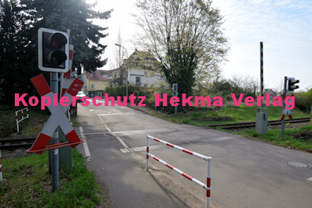 Neustadt Wstr.-Mußbach Eisenbahn - Bahnübergang Bü 1,4 - Röhrweidenweg