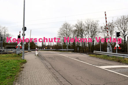 Rülzheim - Eisenbahn - Rülzheim Bahnübergang Rülzheim III 1276 Bü 37,627 - Alte Mühlgasse (Freizeitzentrum)