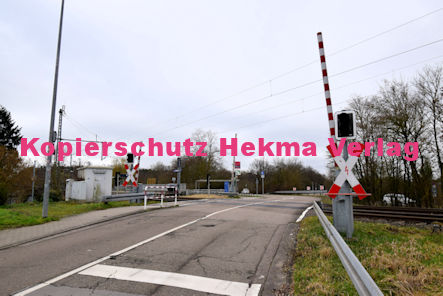 Rülzheim - Eisenbahn - Rülzheim Bahnübergang Rülzheim III 1276 Bü 37,627 - Alte Mühlgasse (Freizeitzentrum)