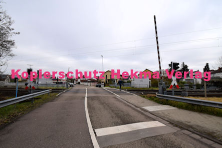 Rülzheim - Eisenbahn - Rülzheim Bahnübergang Rülzheim III 1276 Bü 37,627 - Alte Mühlgasse (Freizeitzentrum)