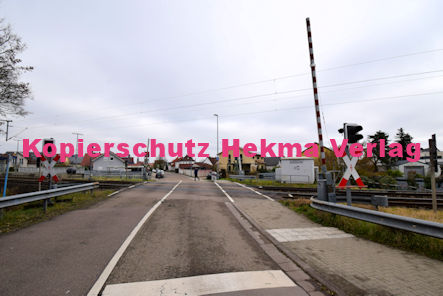 Rülzheim - Eisenbahn - Rülzheim Bahnübergang Rülzheim III 1276 Bü 37,627 - Alte Mühlgasse (Freizeitzentrum)