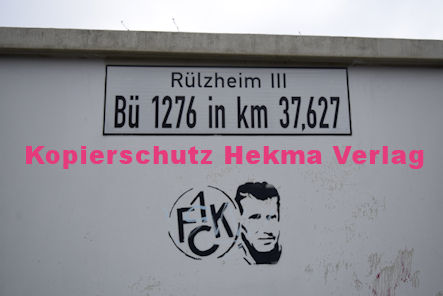 Rülzheim - Eisenbahn - Rülzheim Bahnübergang Rülzheim III 1276 Bü 37,627 - Alte Mühlgasse (Freizeitzentrum)