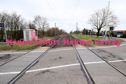 Rülzheim - Eisenbahn - Rülzheim Bahnübergang Rülzheim II 1274 Bü 36,865 - Bahnhofstraße/L493