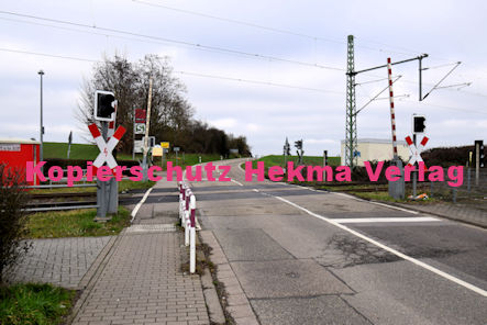 Rülzheim - Eisenbahn - Rülzheim Bahnübergang Rülzheim I 1272 Bü 36,137 - Bahnhofstraße/L540