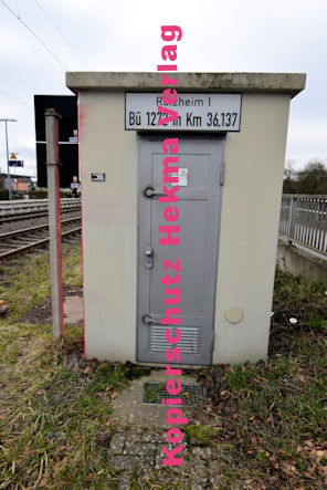 Rülzheim - Eisenbahn - Rülzheim Bahnübergang Rülzheim I 1272 Bü 36,137 - Bahnhofstraße/L540