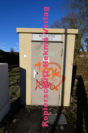 Speyer Eisenbahn - Bahnübergang Speyer - Bü Speyer 3 km 10,726 Alte Schwegenheimer Straße