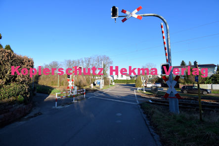 Speyer Eisenbahn - Bahnübergang Speyer - Bü Speyer 3 km 10,726 Alte Schwegenheimer Straße