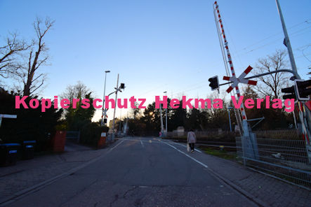 Speyer Eisenbahn - Bahnübergang Speyer - Bü Speyer 1 km 9,857 Mühlturmstraße