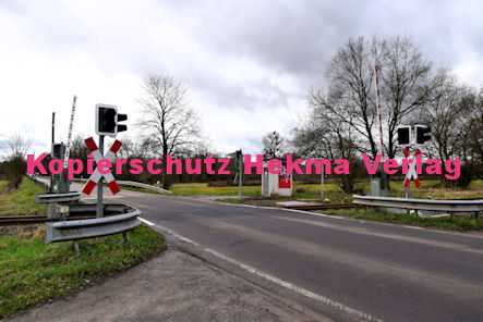 Winden (Pfalz) Eisenbahn - Winden K 12 - Bahnübergang BÜ 1,3 Steinweilerer Straße