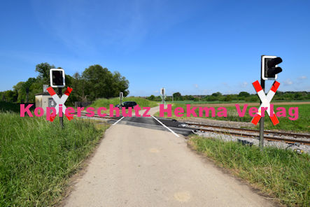 Berg Pfalz Eisenbahn - Berg Bahnübergang - Bü Berg V km 59,194 - Damm