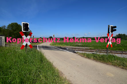 Berg Pfalz Eisenbahn - Berg Bahnübergang - Bü Berg V km 59,194 - Damm