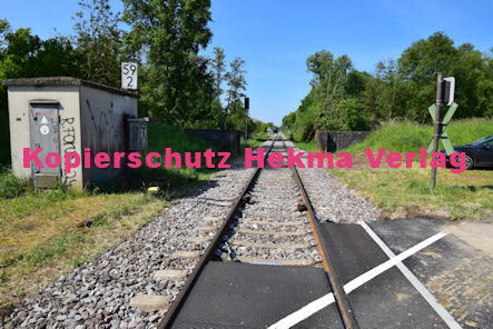 Berg Pfalz Eisenbahn - Berg Bahnübergang - Bü Berg V km 59,194 - Damm