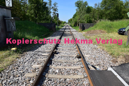 Berg Pfalz Eisenbahn - Berg Bahnübergang - Bü Berg V km 59,194 - Damm