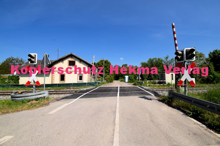 Berg Pfalz Eisenbahn - Berg Bahnübergang - Bü 60,4 - Ziegelackerweg
