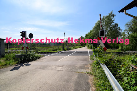 Berg Pfalz Eisenbahn - Berg Bahnübergang - Bü 60,4 - Ziegelackerweg