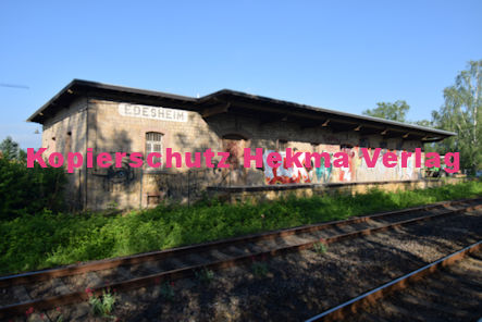 Edesheim Eisenbahn - Bahnhof Edesheim - Bahnschuppen Güterabfertigung